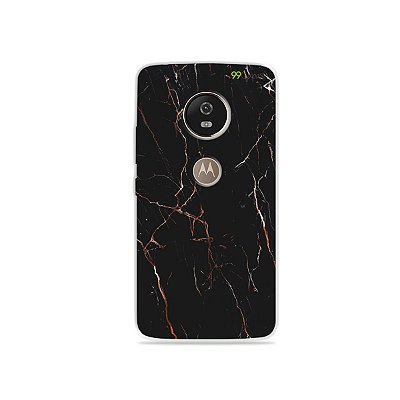 Capa para Moto G5 - Marble Black