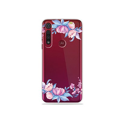 Capa para Moto G8 Plus - Bromélias