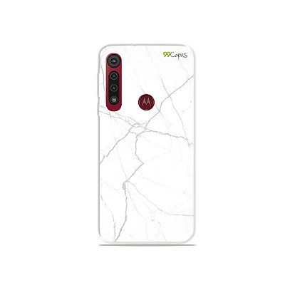 Capa para Moto G8 Plus - Marble White