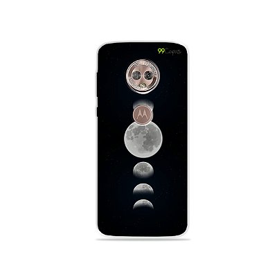 Capa para Moto G6 - Fases da Lua