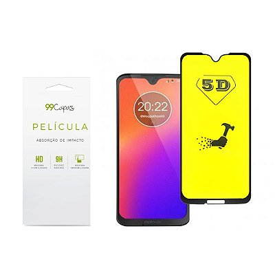 Película de Gel 5D (flexível) para Moto G8 Plus - 99Capas