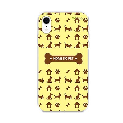 Capa My Pet Yellow com nome personalizado - 99Capas