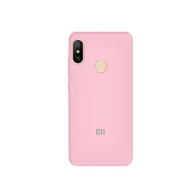 Silicone Case Rosa para Mi A2 Lite - 99Capas