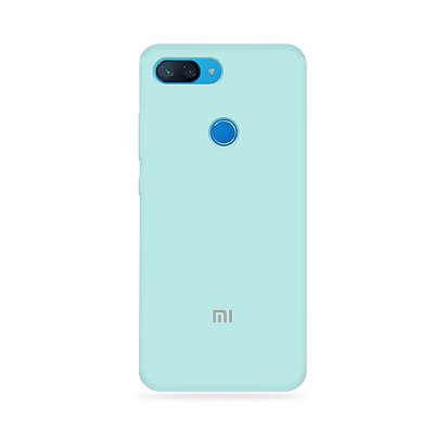 Silicone Case Azul Claro para Mi 8 Lite - 99Capas