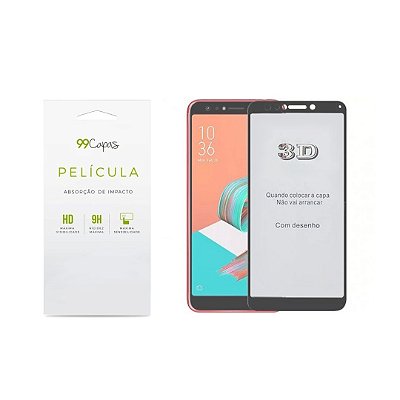 Película de Vidro 3D (borda preta) para Zenfone 5 Selfie / 5 Selfie Pro - 99Capas