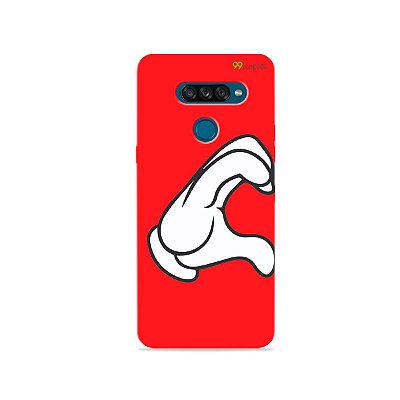 Capa para LG K50s - Coração Mickey