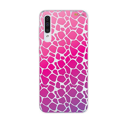 Capa para Galaxy A50s - Animal Print Pink