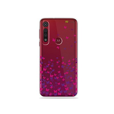 Capa para Moto G8 Play - Borboletas Flutuantes