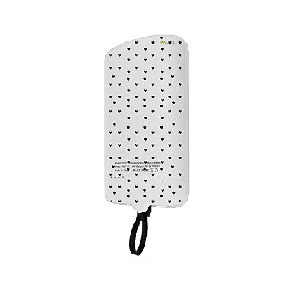 99Snap Powerbank - Lightning ( Carregador portátil para celular) Corações Preto com branco