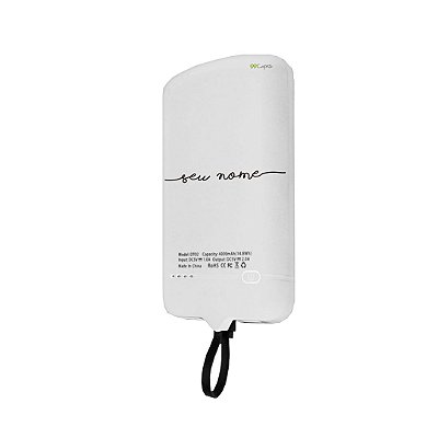 99Snap Powerbank - Type C / Tipo C ( Carregador portátil para celular) Personalizado com nome