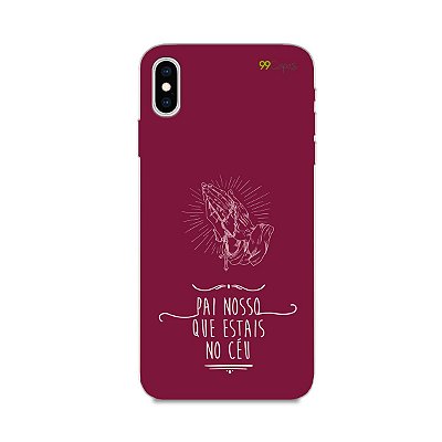 Capinha para iPhone XS Max - Pai Nosso