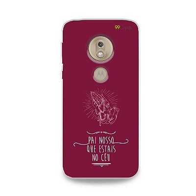 Capinha para Moto G7 Play - Pai Nosso