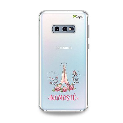 Capinha (transparente) para Galaxy S10e - Namastê