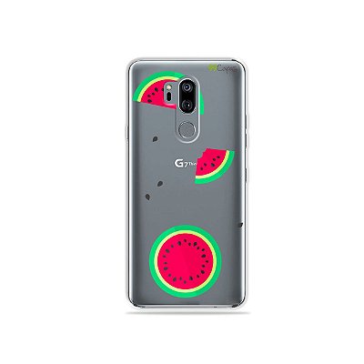 Capinha (transparente) para LG G7 ThinQ - Melancias