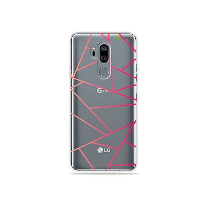 Capinha (transparente) para LG G7 ThinQ - Abstrata