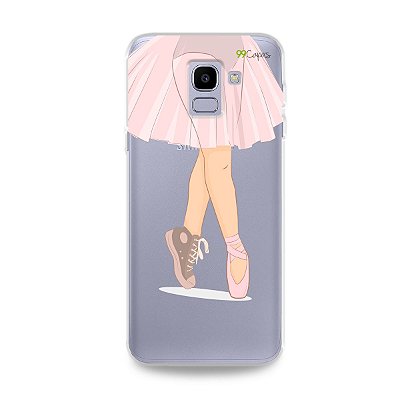 Capinha (transparente) para Galaxy J6 - Ballet