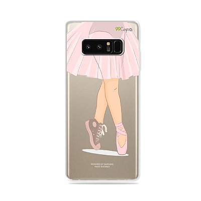 Capinha (transparente) para Galaxy Note 8 - Ballet