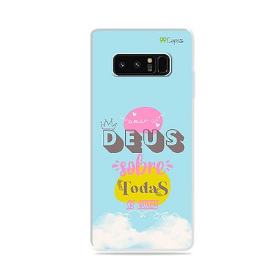 Capinha para Galaxy Note 8 - Amar a Deus