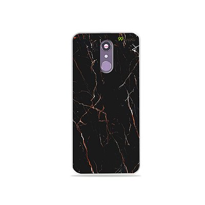 Capinha para LG Q7 - Marble Black