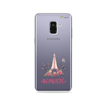 Capinha (transparente) para Galaxy A8 Plus - Namastê