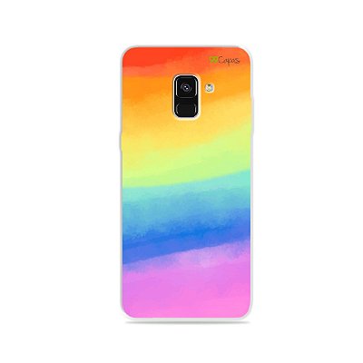 Capinha para Galaxy A8 Plus - Rainbow