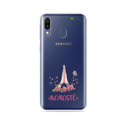 Capinha (transparente) para Galaxy M20 - Namastê