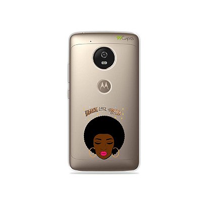 Capa para Moto G5 - Black Lives