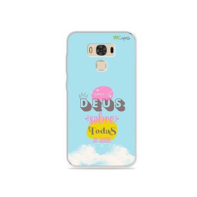 Capinha para Asus Zenfone 3 Max- 5.5 Polegadas - Amar a Deus