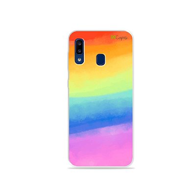 Capinha para Galaxy A20 - Rainbow