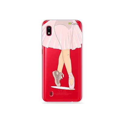 Capinha (transparente) para Galaxy A10 - Ballet