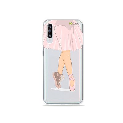 Capinha (transparente) para Galaxy A70 - Ballet