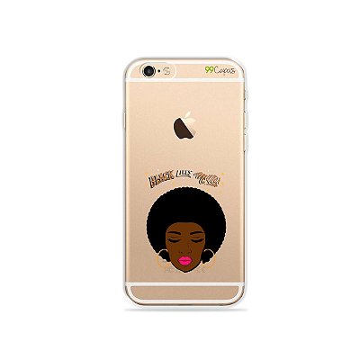 Capinha (transparente) para iPhone 6/6S - Black Lives