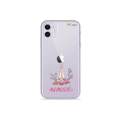 Capinha (transparente) para iPhone 11 - Namastê