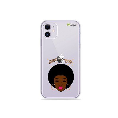 Capinha (transparente) para iPhone 11 - Black Lives