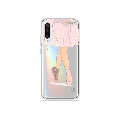 Capinha (transparente) para Xiaomi Mi A3 - Ballet