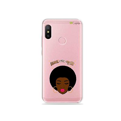 Capinha (transparente) para Xiaomi Redmi Note 6 - Black Lives