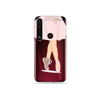 Capinha (transparente) para Moto G8 Plus - Ballet