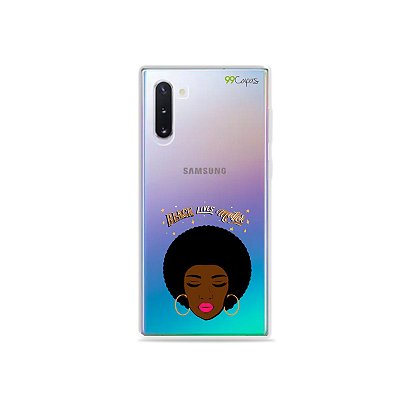 Capinha (transparente) para Galaxy Note 10 - Black Lives