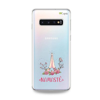 Capinha (transparente) para Galaxy S10 Plus - Namastê