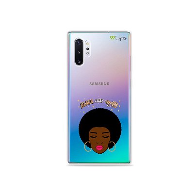 Capinha (transparente) para Galaxy Note 10 Plus - Black Lives