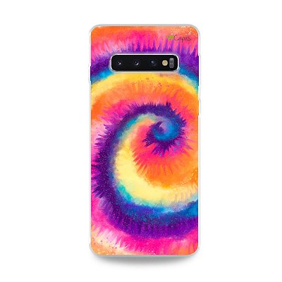 Capinha para Galaxy S10 Plus - Tie Dye Roxo