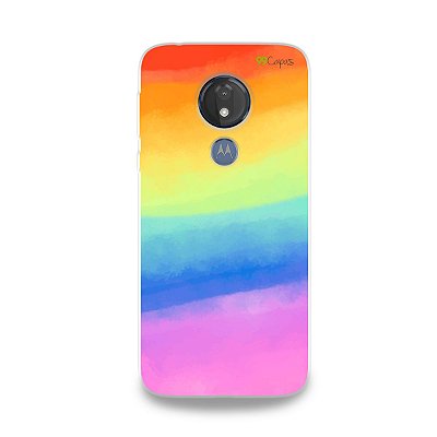 Capinha para Moto G7 Power - Rainbow
