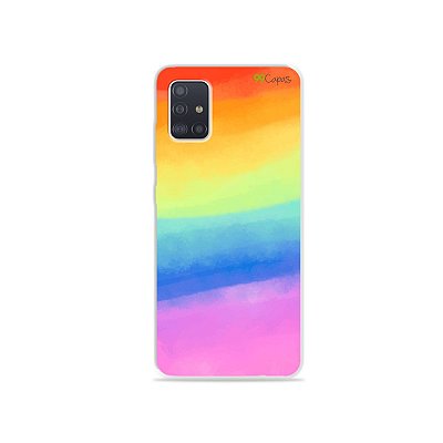 Capinha para Galaxy A51 - Rainbow