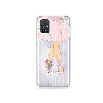 Capinha (transparente) para Galaxy A71 - Ballet