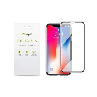 Película Nanogel Full Screen (borda preta) para iPhone 11 - 99Capas