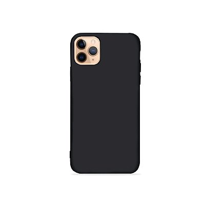 Silicone Case Preta para iPhone 11Pro (acompanha Pop Socket) - 99Capas