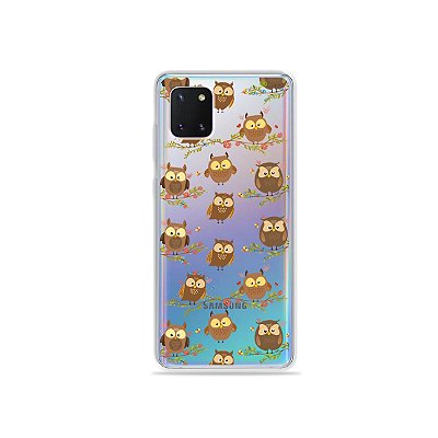 Capinha Corujinhas para Galaxy Note 10 Lite