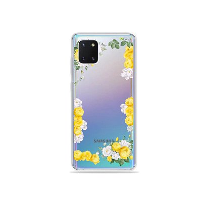 Capinha Yellow Roses para Galaxy Note 10 Lite