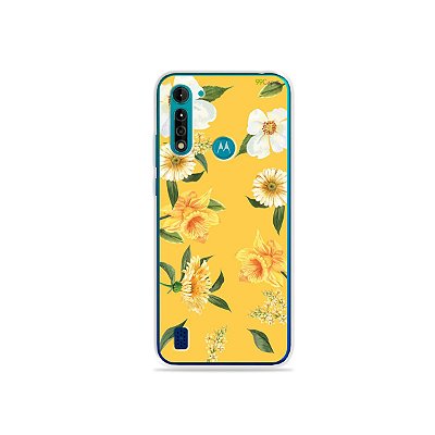 Capa para Moto G8 Power Lite - Margaridas