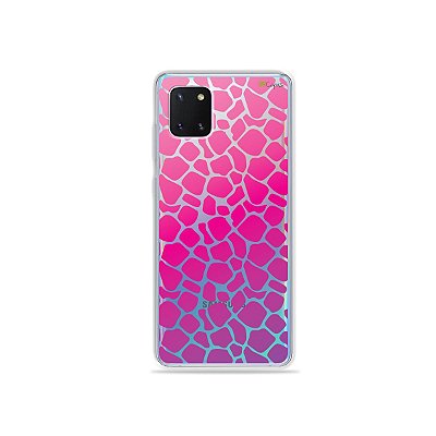 Capinha Animal Print Pink para Galaxy Note 10 Lite